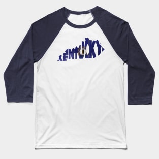 Kentucky Typo Map Baseball T-Shirt